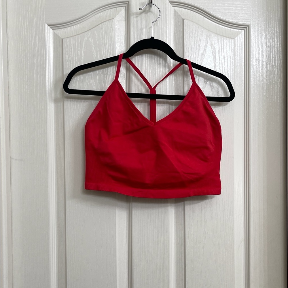 Zella Bold Red Activewear Sports Bra TopSize XL